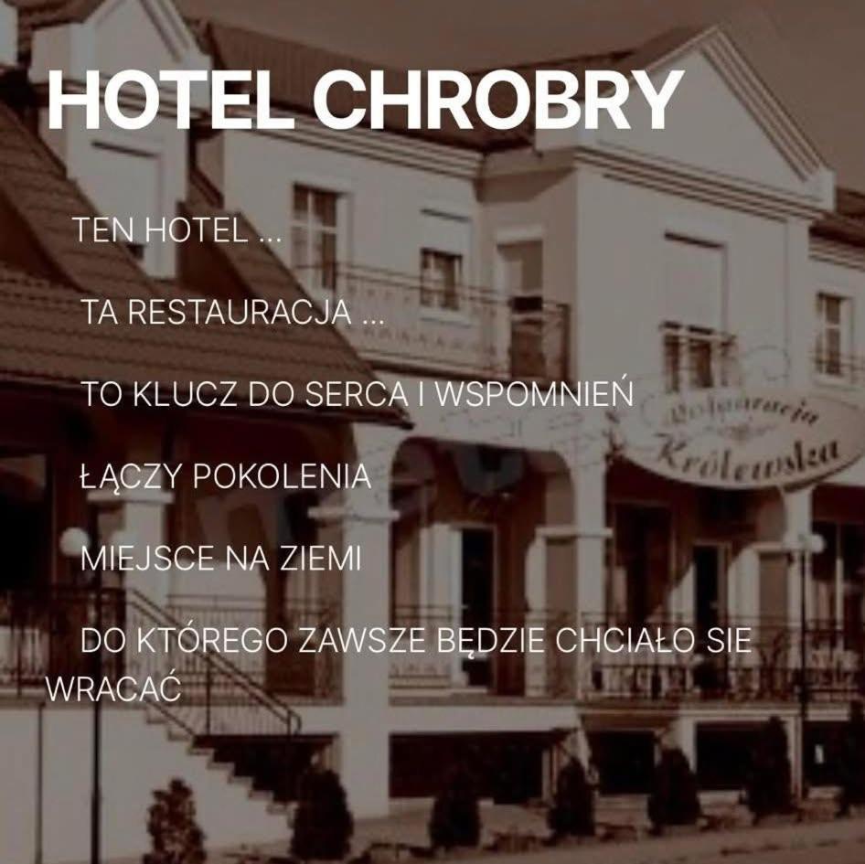 Hotel Chrobry Ленчица Экстерьер фото
